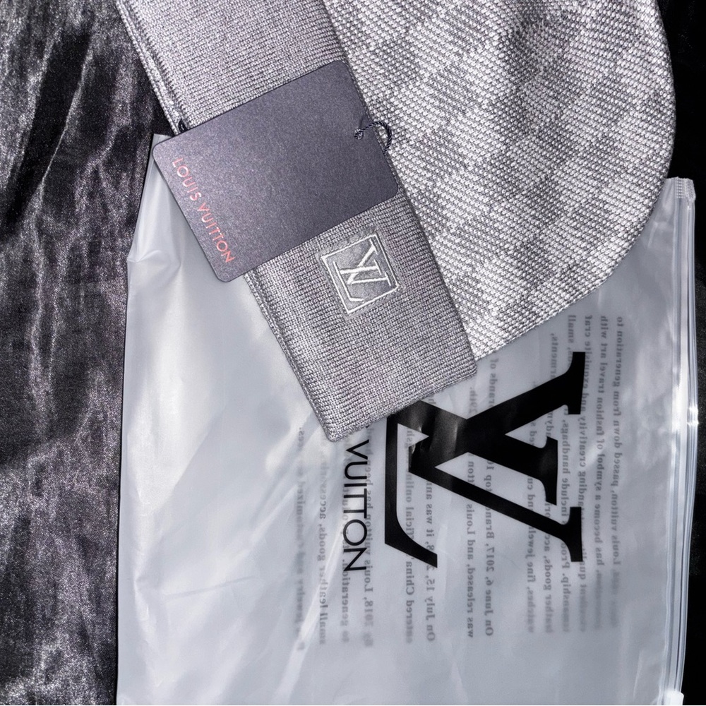 Louis Vuitton Grey Beanie